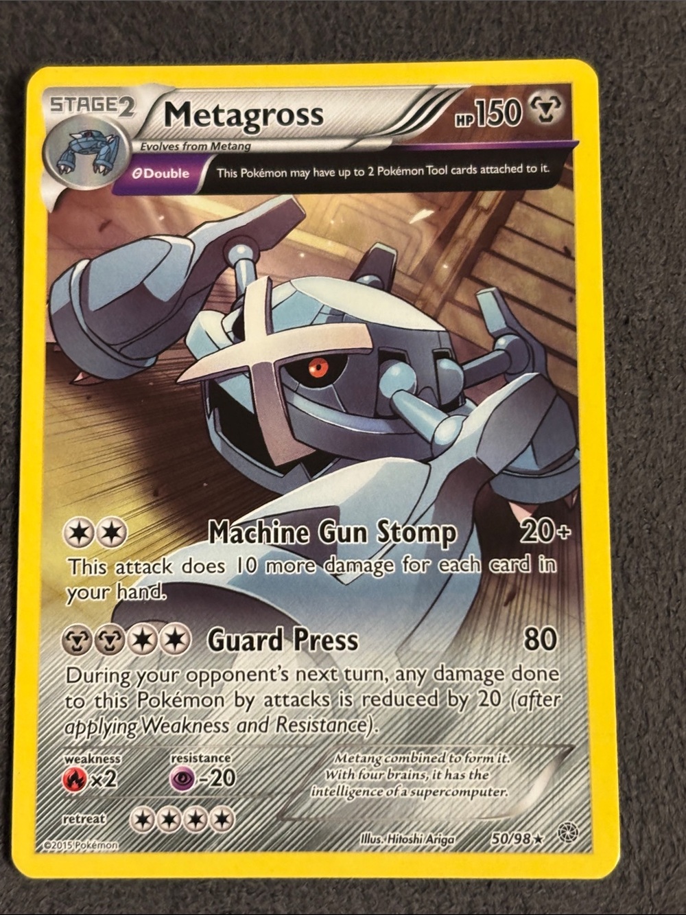 Metagross Pokemon Card from Ancient Origins
